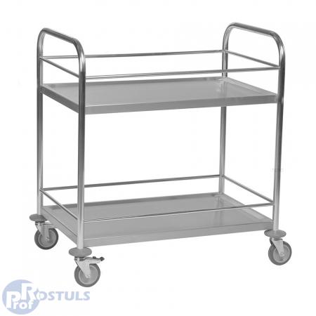 Serving trolley with 2 shelves RT-1